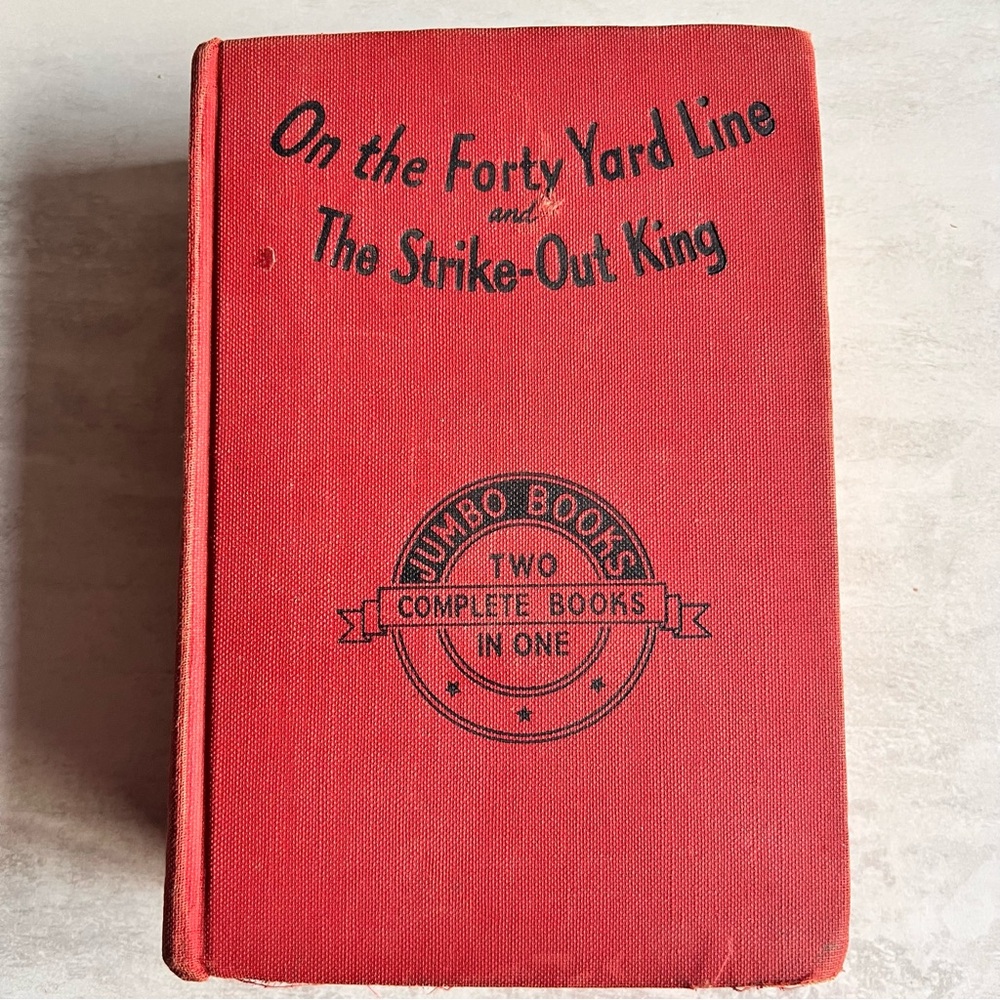 Vintage On the Forty Line & The Strike-out King Hardcover Book